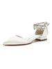Chaussures de Mariée Femme avec Bout Pointu en Paillette Unicolore