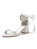 Chaussures de mariée sandales mariage talon carré