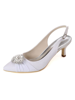Chaussures de mariée talon haut boucle réglable