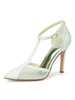Chaussures de mariée talon haut bout pointu