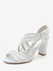 Chaussures de Mariées Femme avec Bout Ouvert Unicolore