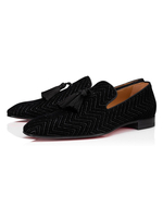 Chaussures de mocassin en robe noire pour hommes chaussures à bout rond avec gland