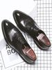 Chaussures de mocassins noires pour hommes