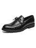 Chaussures de mocassins pour hommes à la mode avec des nœuds en cuir PU