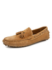 Chaussures de mocassins pour hommes populaires en cuir suédé Slip-On
