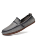 Chaussures de mocassins pour hommes Slip-On Ombre Bout rond Cuir PU