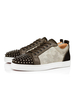 Chaussures de planche à roulettes basse en daim de Taupe Hommes basse basse basse avec rivets
