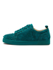 Chaussures de skate pour homme 2022 vert foncé Bout rond Rivets à lacet Chaussures Spike Sneakers