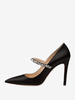 Chaussures De Soirée À Talons Hauts Bout Pointu Bride Strass Bal Mariage
