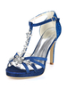 Chaussures De Soirée Pour Femmes Sandales À Talons Haut À Paillettes À Bout Ouvert De Type Strass Chaussures Pour Partie