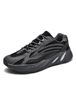 Chaussures de Sportes Baskets à Lacets avec Plateforme avec Crous Hommes Imprimés avec Bout Rond Comfortables et Respirantes Unicolore