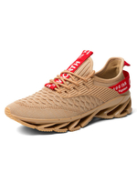 Chaussures de Sportes Baskets à Lacets avec Plateforme avec Crous Hommes Imprimés avec Bout Rond Comfortables et Respirantes Unicolore