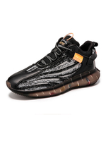 Chaussures de Sportes Baskets à Lacets avec Plateforme Imprimés Hommes avec Bout Rond Comfortables et Respirantes Cousu Multicolores