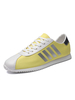 Chaussures de Sportes Baskets à Lacets Plates Hommes avec Bout Rond avec Semelles Elastique Bicolores Comfortables et Respirantes