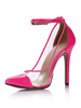 Chaussures de Talon haut Femmes 2021 Hauts talons rose bout pointu boucle cheville Escarpins claires