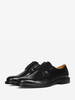 Chaussures Debby pour hommes en cuir de vache noir à bout rond à lacets chaussures de mariage de bal