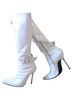 Chaussures Femmes Sexy 2021 Or Bout Pointu à Rivets Détail de Boucle Bottes au Genou