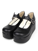 Chaussures Gothic Lolita Noir Plateforme Mary Jane Chaussures Lolita Avec Oreille De Chat