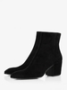 Chaussures Habillées Homme Élégant Bout Pointu Strass Slip-On Daim Cuir