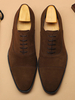 Chaussures habillées pour homme à la mode à bout rond en cuir de vache Oxford marron pour bal de promo et mariage