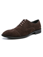 Chaussures habillées pour homme de qualité à bout pointu en cuir PU réglable
