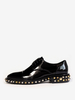 Chaussures habillées pour homme fantastiques bout rond rivets cuir de vachette