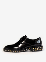 Chaussures habillées pour homme fantastiques bout rond rivets cuir de vachette