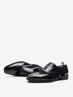 Chaussures habillées pour homme élégantes à bout carré en cuir