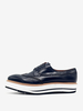 Chaussures habillées pour homme élégantes à bout rond en cuir de vache