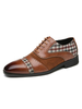 Chaussures Habillées Pour Homme Modernes À Bout Pointu En Cuir PU