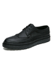Chaussures Habillées Pour Homme Modernes Bout Rond Sangle Réglable Cuir PU