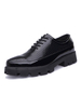Chaussures Habillées Pour Homme Modernes Bout Rond Sangle Réglable Cuir PU
