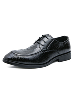 Chaussures Habillées pour Homme Qualité Bout Pointu Sangle Réglable en Cuir PU
