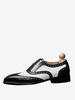 Chaussures habillées pour hommes à bout carré en cuir Brogue Oxford Chaussures de bal de mariage