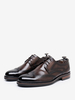 Chaussures habillées pour hommes à bout carré en cuir de vachette Brogue Chaussures de mariage formelles