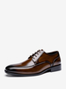 Chaussures habillées pour hommes à bout carré en cuir PU Derby Chaussures de bal de mariage