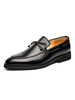 Chaussures habillées pour hommes à bout pointu et à lacets; chaussures décontractées en cuir PU