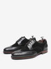 Chaussures habillées pour hommes à bout rond en cuir de vachette suédé Derby de bal Brogue chaussures de mariage formelles
