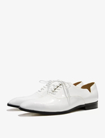 Chaussures habillées pour hommes Chaussures de mariage en cuir verni à bout carré noir