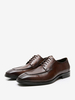 Chaussures habillées pour hommes Chaussures de mariage formelles en cuir à bout carré élégantes