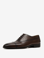 Chaussures habillées pour hommes chaussures derby à bout rond en cuir de vache chaussures de bal de mariage