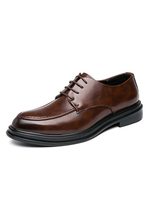 Chaussures Habillées Pour Hommes Fantastique Bout Rond Sangle Réglable En Cuir PU