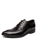 Chaussures Habillées pour Hommes Élégantes Bout Pointu Sangle Réglable en Cuir PU