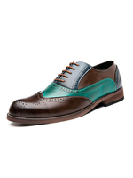 Chaussures Habillées Pour Hommes Élégantes Bout Pointu Sangle Réglable En Cuir PU