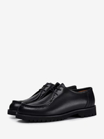 Chaussures habillées pour hommes élégantes en cuir de vache à bout rond