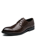 Chaussures Habillées Pour Hommes Mode Bout Pointu Boucle Sangle Réglable En Cuir PU
