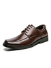 Chaussures Habillées pour Hommes Moderne Bout Carré Boucle Sangle Réglable en Cuir PU