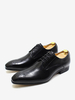 Chaussures habillées pour hommes modernes à bout rond en cuir de vache