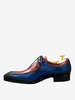 Chaussures habillées pour hommes modernes à bout rond en cuir de vache