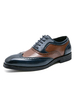 Chaussures Habillées Pour Hommes Modernes Bout Carré Sangle Ajustable Cuir PU